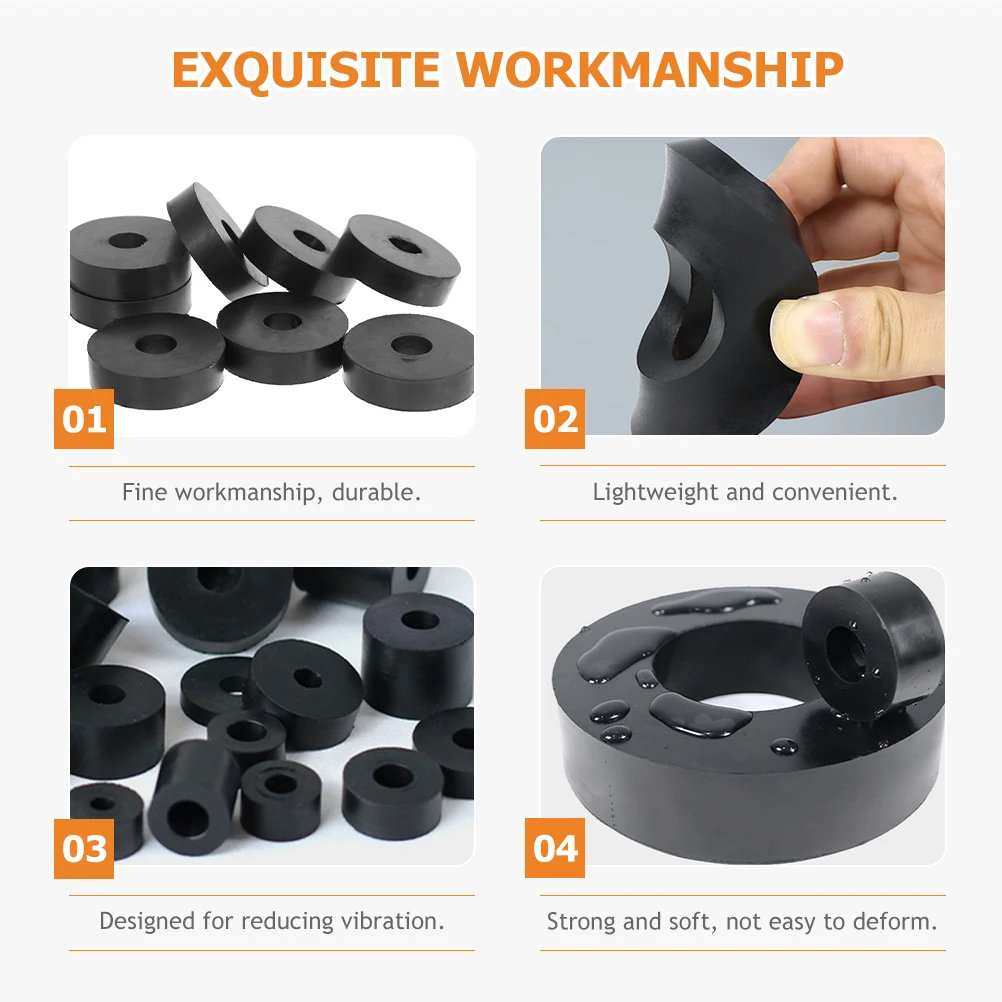 16pcs Air Conditioning Shock Absorbing Pad Rubber Washer Vibration Suppression Soundproof Grommet Heavy Duty Flat Isolator
16pcs Air Conditioning Shock Absorbing Pad Rubber Washer Vibration Suppression Soundproof Grommet Heavy Duty Flat Isolator
