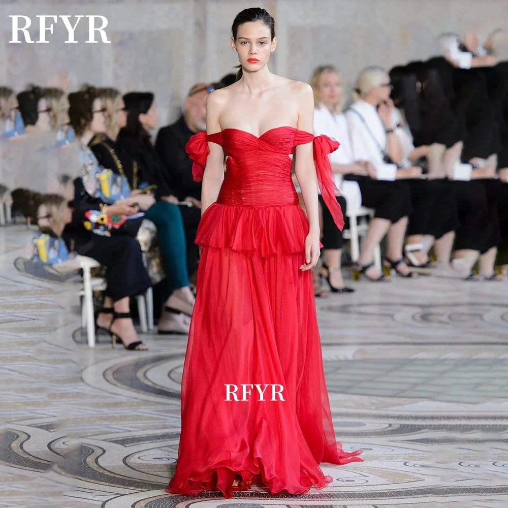 RFYR A Line Party Dress Off Shoulder Evening Dresses Long Pleated Formal Occasion Dress Elegant Princess Dress 2025 Customized
RFYR A Line Party Dress Off Shoulder Evening Dresses Long Pleated Formal Occasion Dress Elegant Princess Dress 2025 Customized