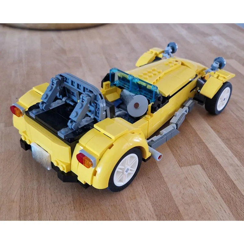 MOC-230058 New Urban Sports Yellow Hot Rod Truck Building Block Model 803 Parts Creative Birthday Toy Gift for Boys and Children
MOC-230058 New Urban Sports Yellow Hot Rod Truck Building Block Model 803 Parts Creative Birthday Toy Gift for Boys and Children
