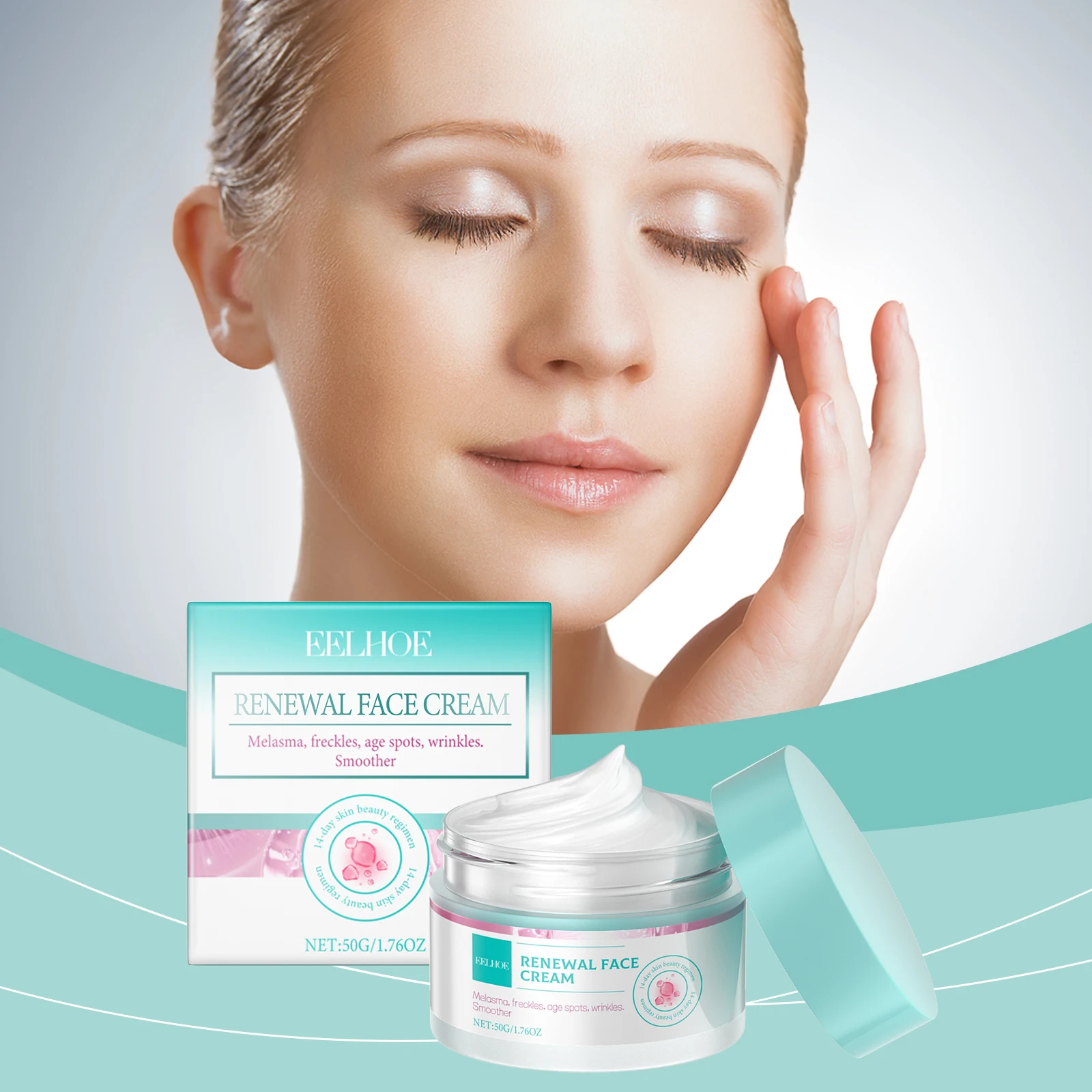 Eelhoe Radiant Nourishing Face Cream Firms Refines Moisturizes Brightens Smoothes Deep Hydration Skin Barrier Protect Skin Cream
Eelhoe Radiant Nourishing Face Cream Firms Refines Moisturizes Brightens Smoothes Deep Hydration Skin Barrier Protect Skin Cream