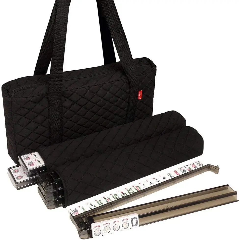 American Mah Jongg Set 166 Tiles with 4 Rack Pushers Quilted Bag
American Mah Jongg Set 166 Tiles with 4 Rack Pushers Quilted Bag