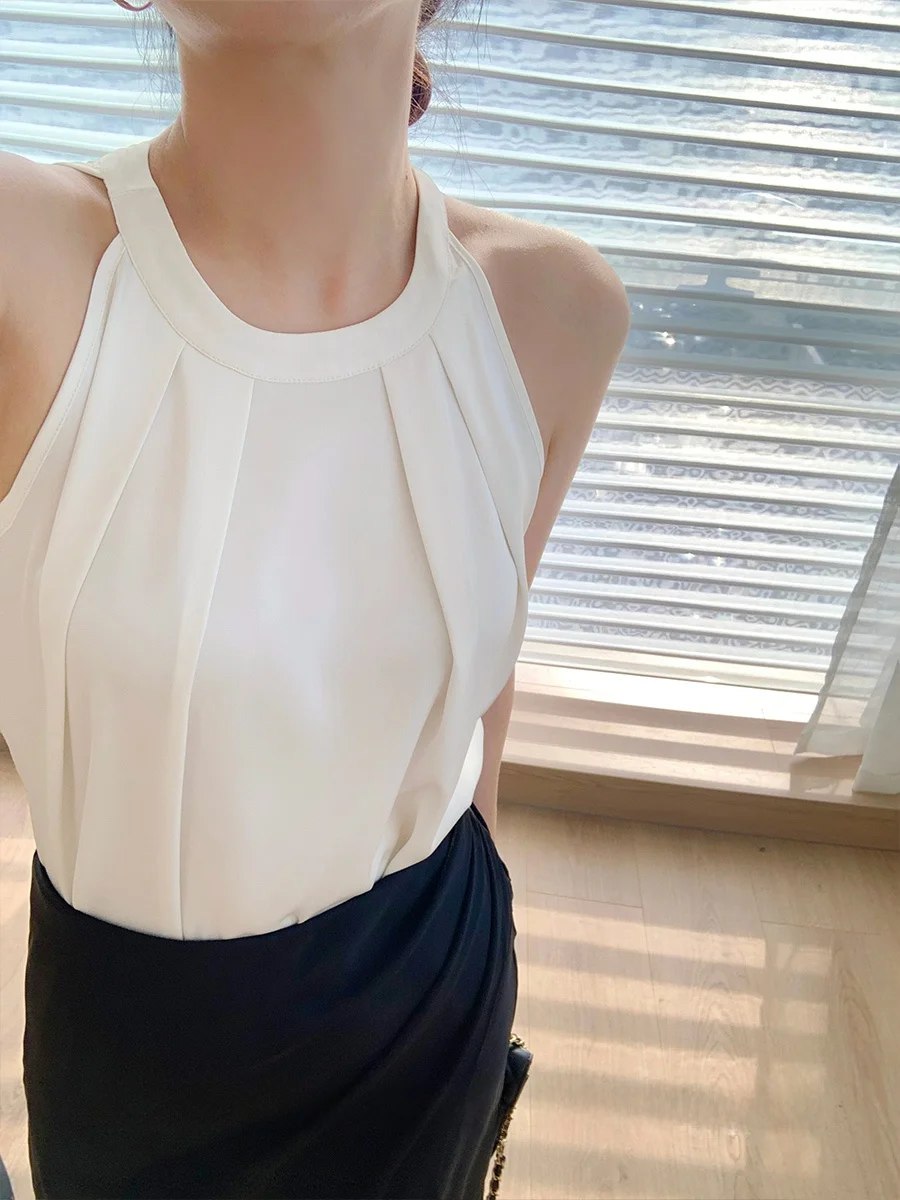 Женский топ KIKI из шелка с пайетками, с открытыми плечами, белый, приталенный, для делового и повседневного стиля, 100% полиэстер
Женский топ KIKI из шелка с пайетками, с открытыми плечами, белый, приталенный, для делового и повседневного стиля, 100% полиэстер