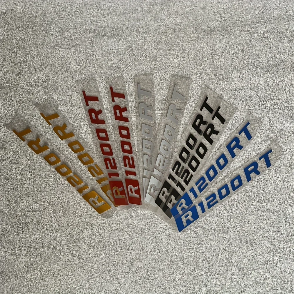 2 шт./компл. автомобильные наклейки «R1200RT», несколько цветов, дизайнерские наклейки с логотипом, уникальные аксессуары для автомобильных брендов
2 шт./компл. автомобильные наклейки «R1200RT», несколько цветов, дизайнерские наклейки с логотипом, уникальные аксессуары для автомобильных брендов