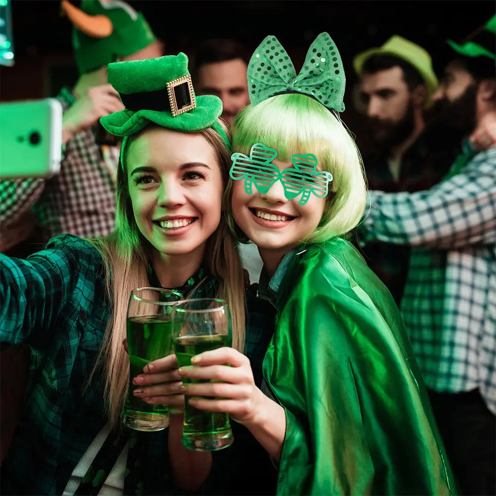 12Pcs Saint Patrick's Day Headband Hair Hoop Shamrock Headdress for Adults Festival Party Costume Decoration
12Pcs Saint Patrick's Day Headband Hair Hoop Shamrock Headdress for Adults Festival Party Costume Decoration