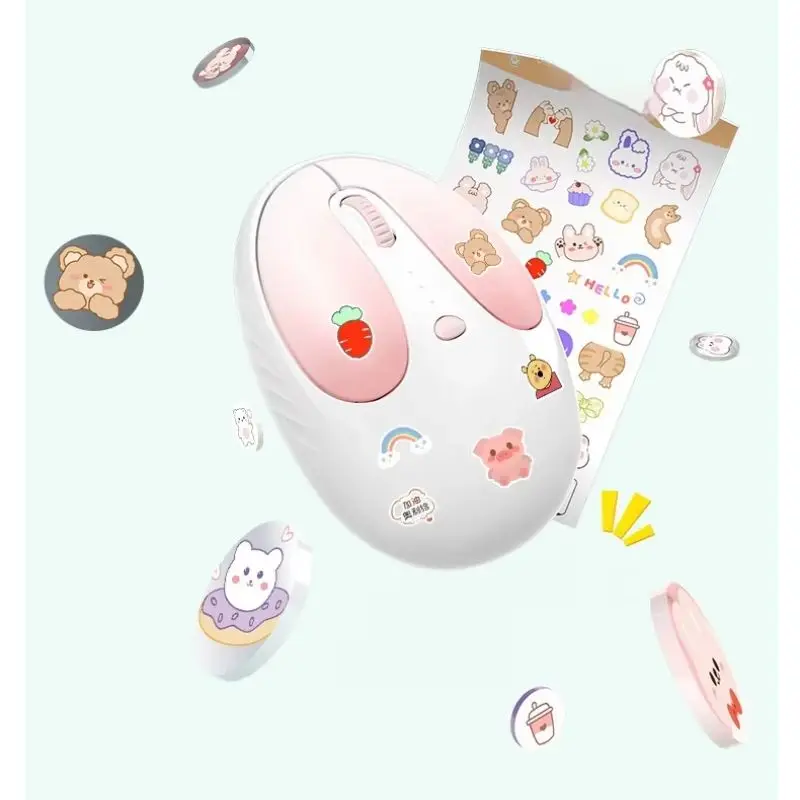 Rabbit Ear Dual-Mode Wireless Mouse 2.4G Bluetooth Type-C Fast Charging Display Photoelectric Mute Mice Gift For Laptop Desktop
Rabbit Ear Dual-Mode Wireless Mouse 2.4G Bluetooth Type-C Fast Charging Display Photoelectric Mute Mice Gift For Laptop Desktop