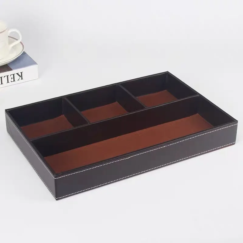 Multifunctional Leather Storage Tray - Desktop Organizer for Keys, Sundries & Change | Premium Sorting Box with Compartments
Multifunctional Leather Storage Tray - Desktop Organizer for Keys, Sundries & Change | Premium Sorting Box with Compartments
