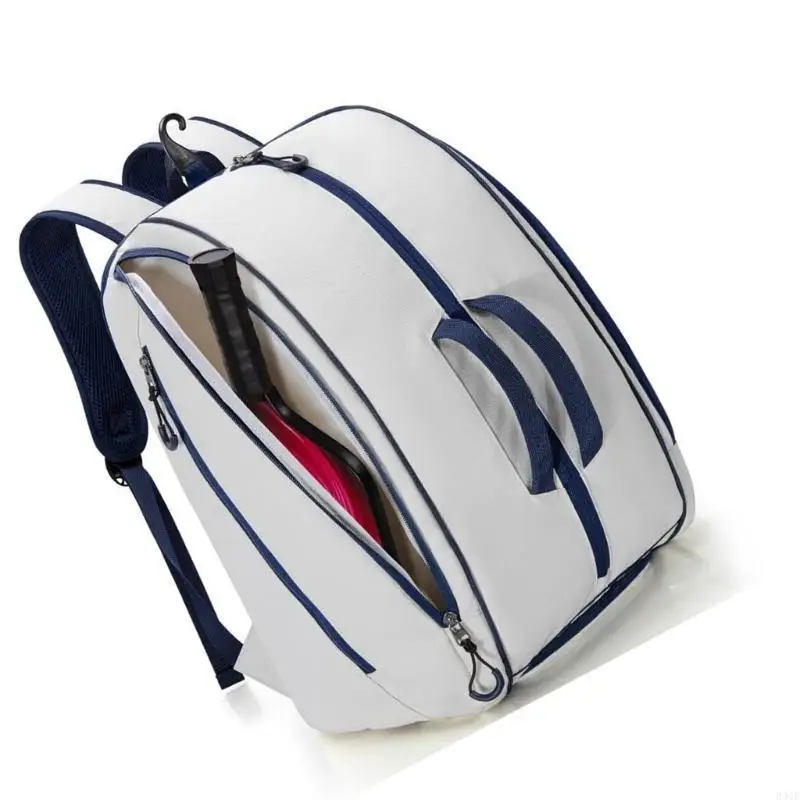 340F Pickle Ball Gear Backpack Featuring Multiple Pockets Ventilated Back Support
340F Pickle Ball Gear Backpack Featuring Multiple Pockets Ventilated Back Support