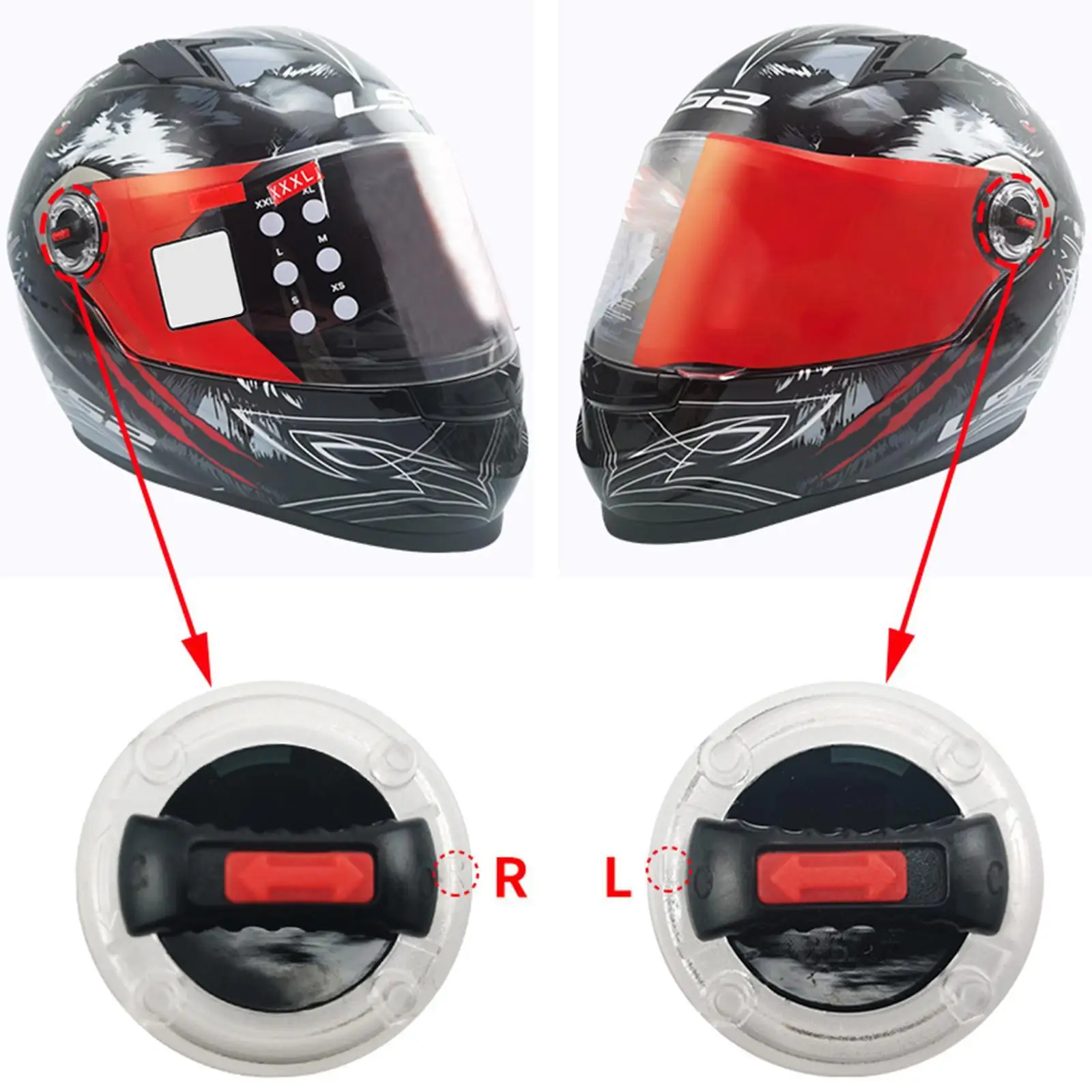 Durable Black Visor Lock Clip for FF385 FF386 OF569 Motorbike Helmets Easy Install Helmet Parts
Durable Black Visor Lock Clip for FF385 FF386 OF569 Motorbike Helmets Easy Install Helmet Parts