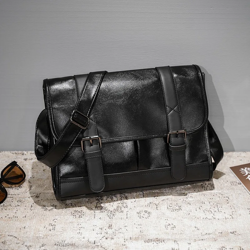 Vintage Crossbody Bag Men Messenger Bags Luxury PU Leather Shoulder Messenger Bag for Men Fashion Flap Large Capacity Satchles
Vintage Crossbody Bag Men Messenger Bags Luxury PU Leather Shoulder Messenger Bag for Men Fashion Flap Large Capacity Satchles