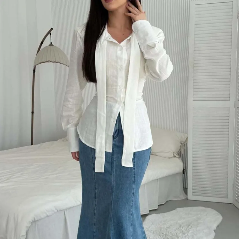 Women Blouse Long Sleeve Shirt Spring Summer Office Work Tops Turn Down Collar Blouses Shirts Business Casual Tee
Women Blouse Long Sleeve Shirt Spring Summer Office Work Tops Turn Down Collar Blouses Shirts Business Casual Tee