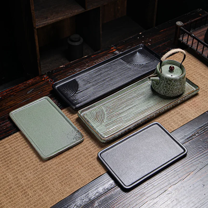 Dry bubble tray ceramic simple whole piece Chinese and Japanese tea table water storage tea tray retro home
Dry bubble tray ceramic simple whole piece Chinese and Japanese tea table water storage tea tray retro home