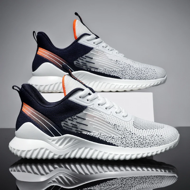 Мужские кроссовки на толстой подошве, легкая противоскользящая сетчатая повседневная обувь, мужская уличная удобная мягкая спортивная обувь на шнуровке
Мужские кроссовки на толстой подошве, легкая противоскользящая сетчатая повседневная обувь, мужская уличная удобная мягкая спортивная обувь на шнуровке