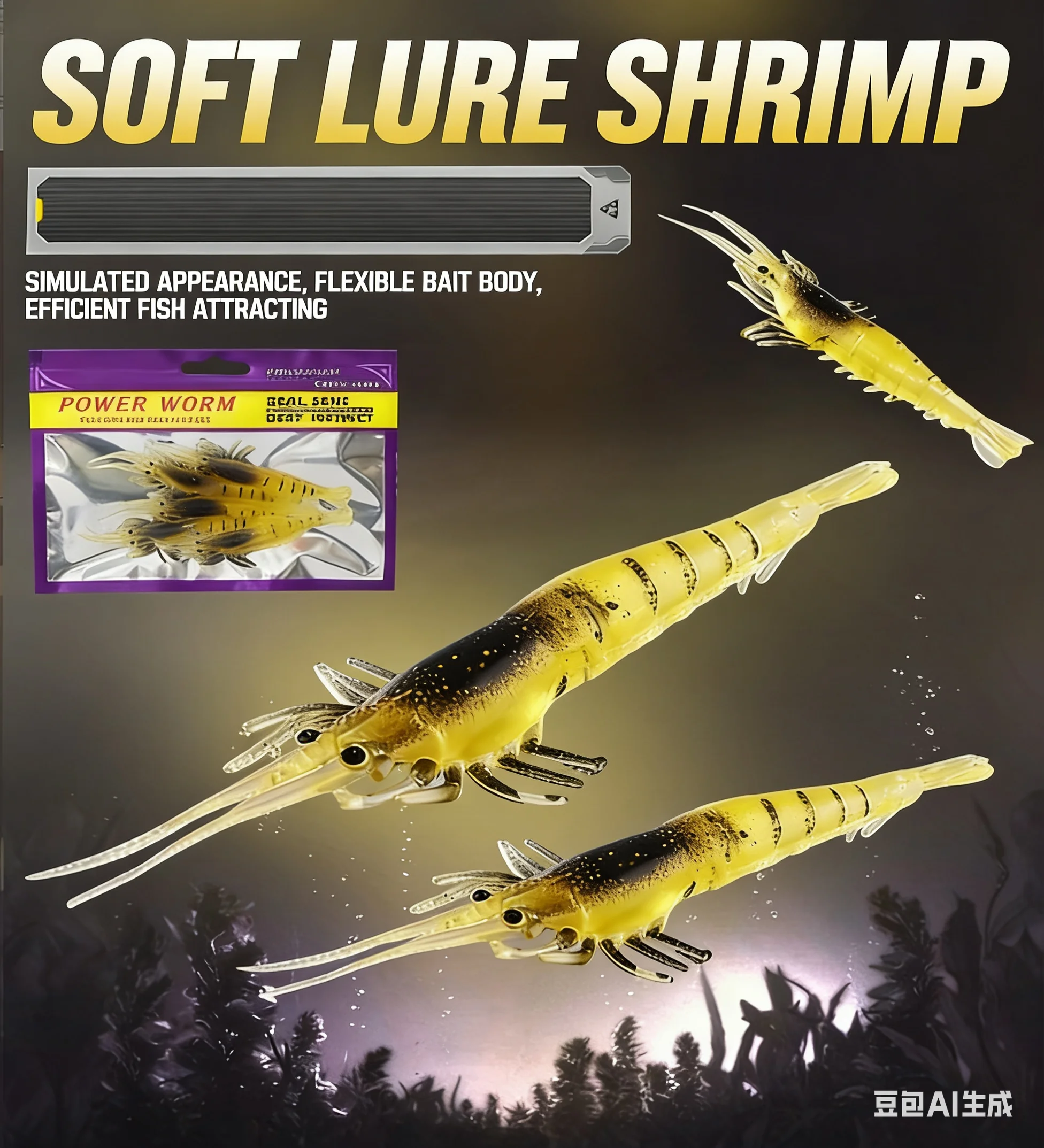 Soft Shrimp Lure 10cm 3.5g Realistic Artificial Shrimp Bait Bionic Soft Fishing Lure for Freshwater Saltwater Angling
Soft Shrimp Lure 10cm 3.5g Realistic Artificial Shrimp Bait Bionic Soft Fishing Lure for Freshwater Saltwater Angling
