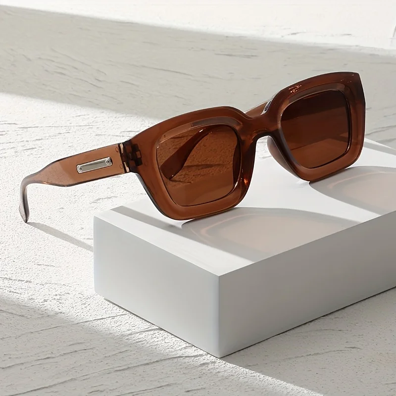1Pc square small frame fashion glasses gentle retro commuter versatile model
1Pc square small frame fashion glasses gentle retro commuter versatile model