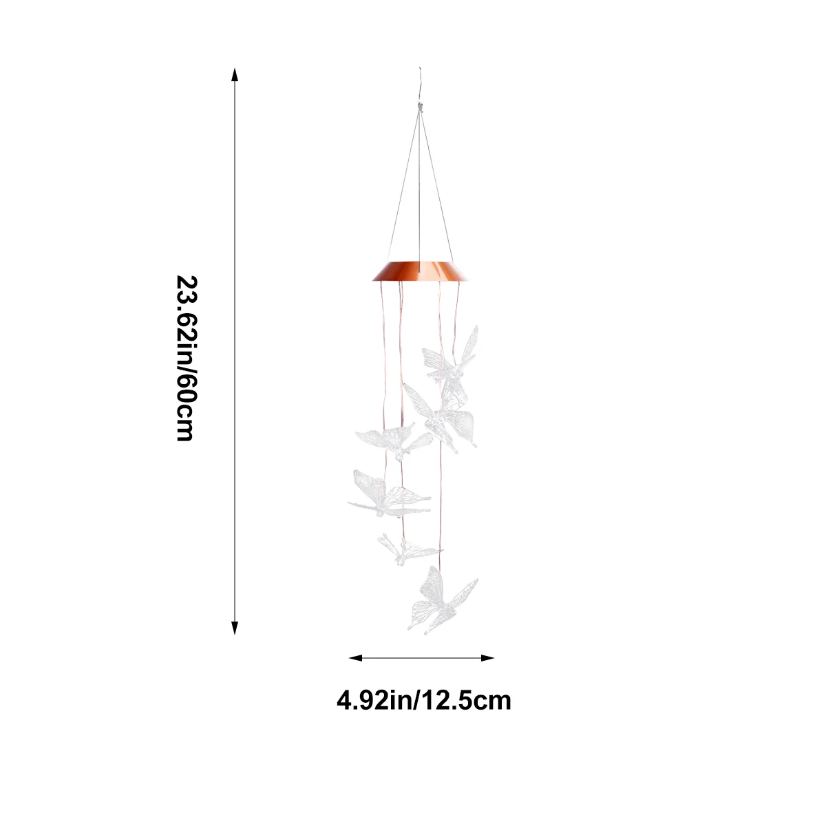 Solar Wind Chime Light LED Spinner Garden Decor Color Changing Night Lamp Outdoor Hanging Lights Wind Bell Home nament
Solar Wind Chime Light LED Spinner Garden Decor Color Changing Night Lamp Outdoor Hanging Lights Wind Bell Home nament