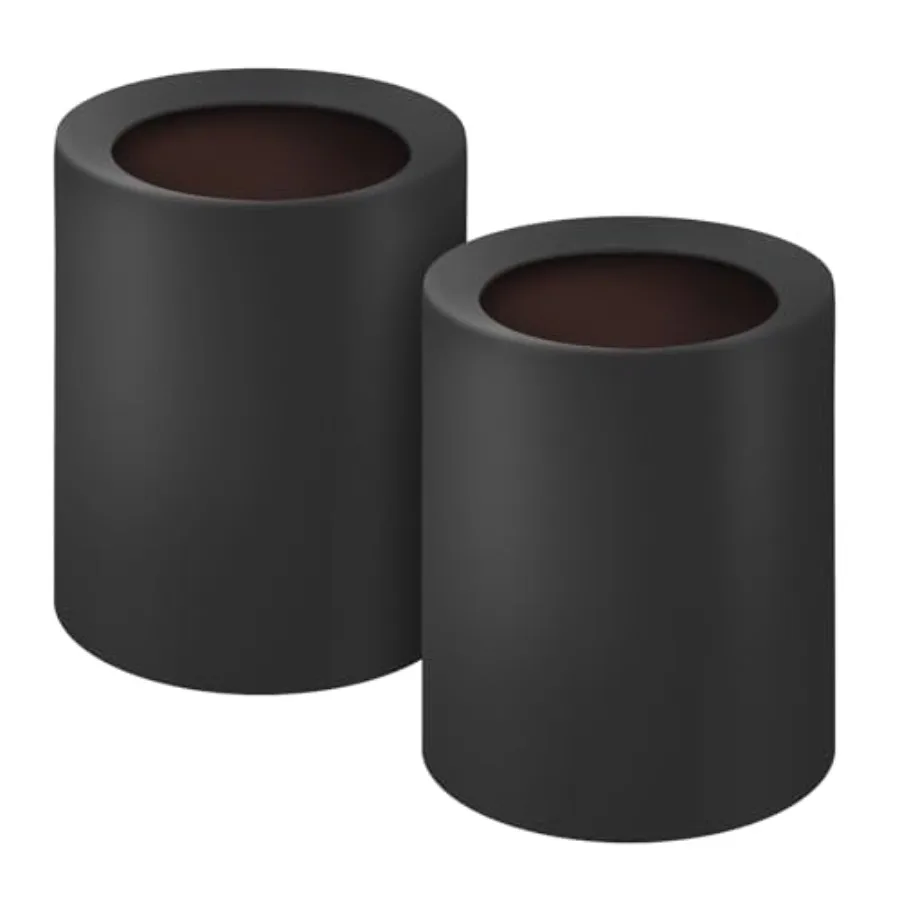 2 Pack Round Modern Trash Can for Bedroom and Bathroom 3Gal/12L Hidden Bag Open Top Trash Bin with Minimalist Black Design Roun
2 Pack Round Modern Trash Can for Bedroom and Bathroom 3Gal/12L Hidden Bag Open Top Trash Bin with Minimalist Black Design Roun
