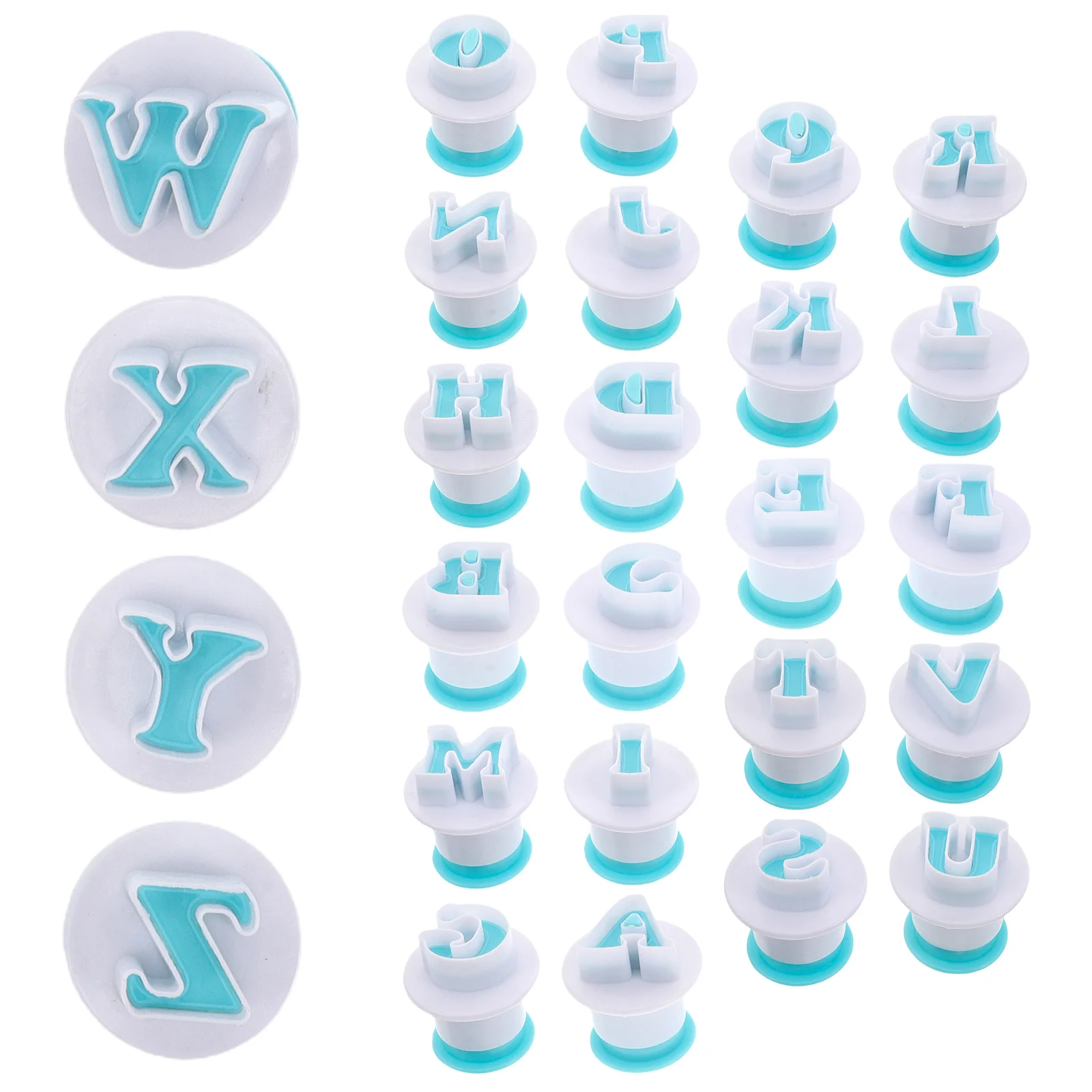 26 Letters Cookie Mould Baking Tools Fondant Cake Chocolate Plastic Plunger Mold DIY Pastry Decorations Sugar Cookie Party Tool
26 Letters Cookie Mould Baking Tools Fondant Cake Chocolate Plastic Plunger Mold DIY Pastry Decorations Sugar Cookie Party Tool