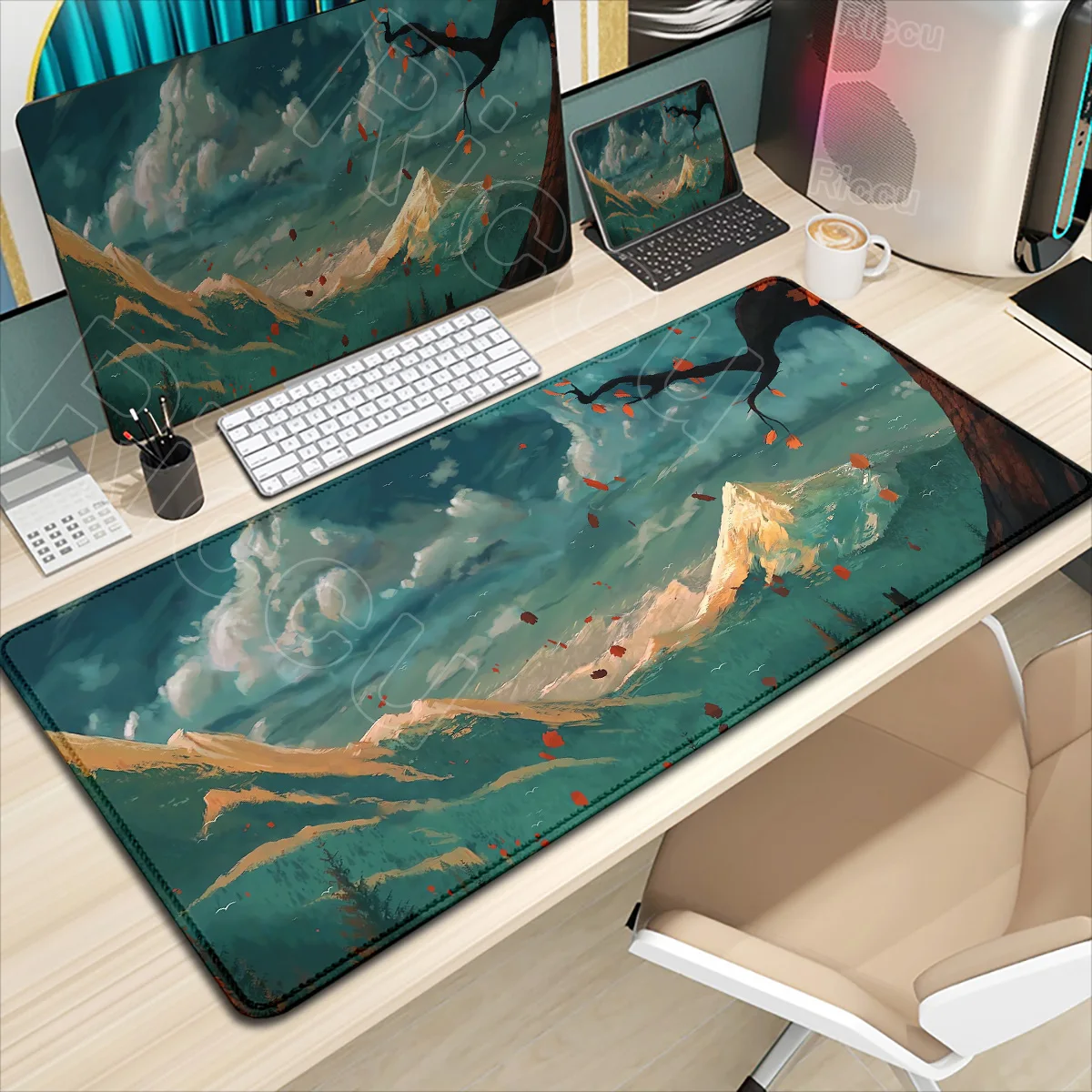 New Pretty Wallpaper Nordic Scenery Mouse Pad HD Landscape Mousepad PC Company Gaming Desk Mat Non-slip Rubber Mice Pad 900x40cm
New Pretty Wallpaper Nordic Scenery Mouse Pad HD Landscape Mousepad PC Company Gaming Desk Mat Non-slip Rubber Mice Pad 900x40cm