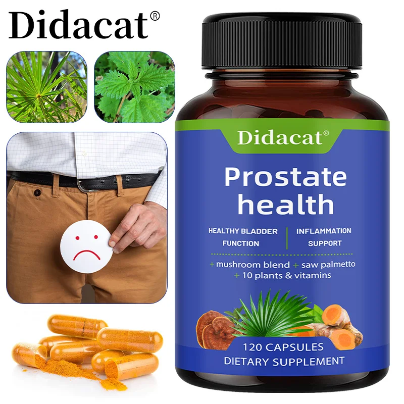 Prostate Support Capsules with Saw Palmetto Nettle Root, Daily Nutrition for Prostate Urinary Tract & Overall Male Wellness
Prostate Support Capsules with Saw Palmetto Nettle Root, Daily Nutrition for Prostate Urinary Tract & Overall Male Wellness