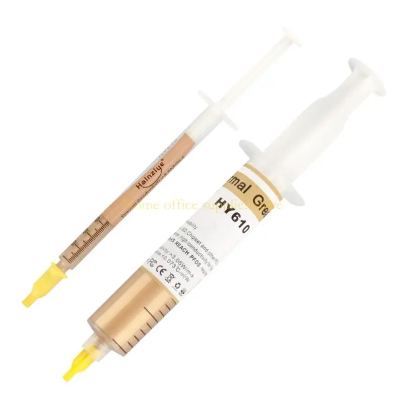 K43B HY610 Thermal Grease 0.5g/25g High Performances Thermal Pastes Silicone Grease
K43B HY610 Thermal Grease 0.5g/25g High Performances Thermal Pastes Silicone Grease
