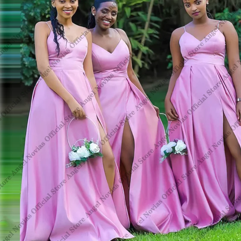 Long A Line Pink Bridesmaid Dresses 2026 with Strasp Satin Wedding Luxury Party Dresses Vestido De Festa Elegante Feminino Luxo
Long A Line Pink Bridesmaid Dresses 2026 with Strasp Satin Wedding Luxury Party Dresses Vestido De Festa Elegante Feminino Luxo