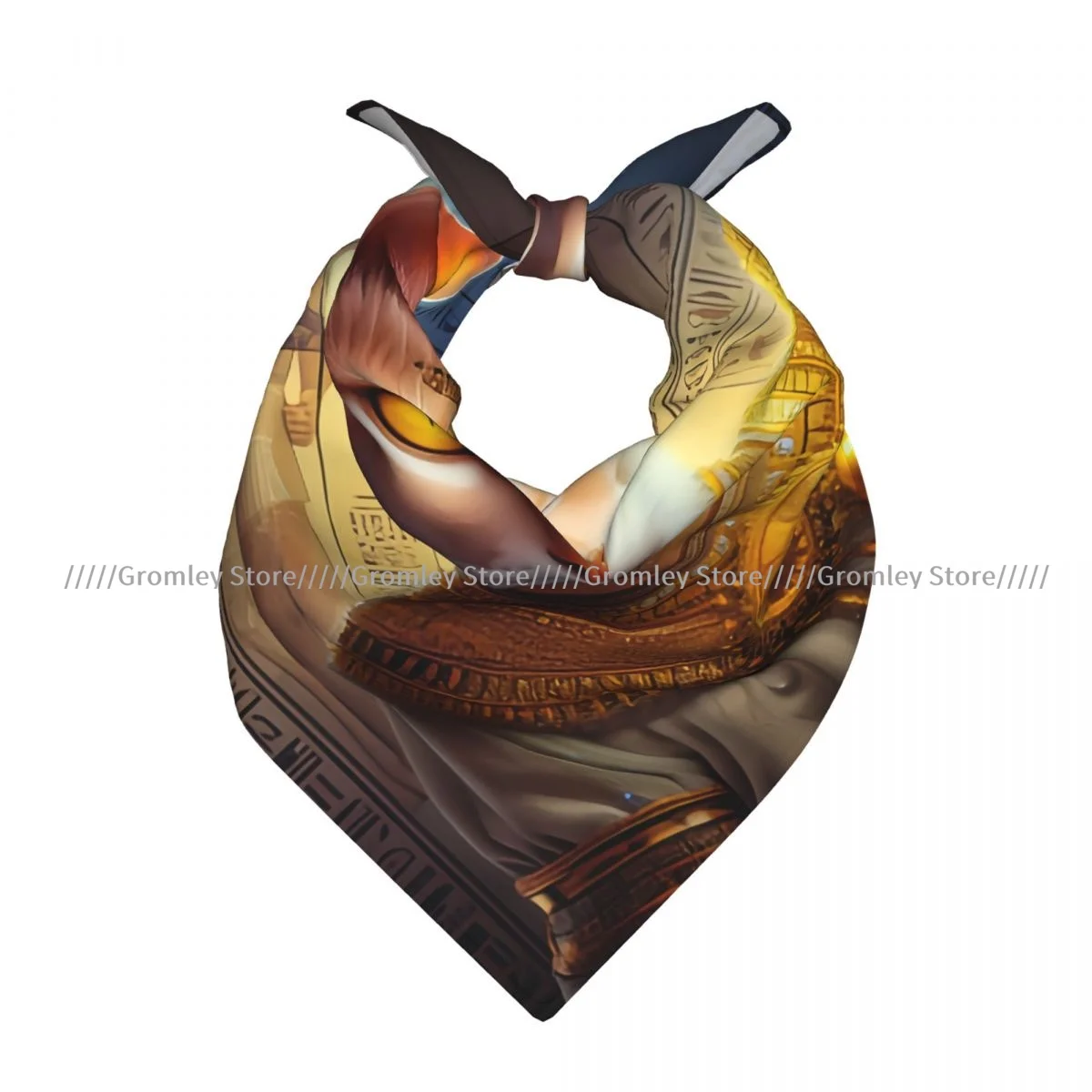 Cat In Egyptian Costume With Hieroglyphs Square Scarf Soft Breathable Daily Kerchief
Cat In Egyptian Costume With Hieroglyphs Square Scarf Soft Breathable Daily Kerchief