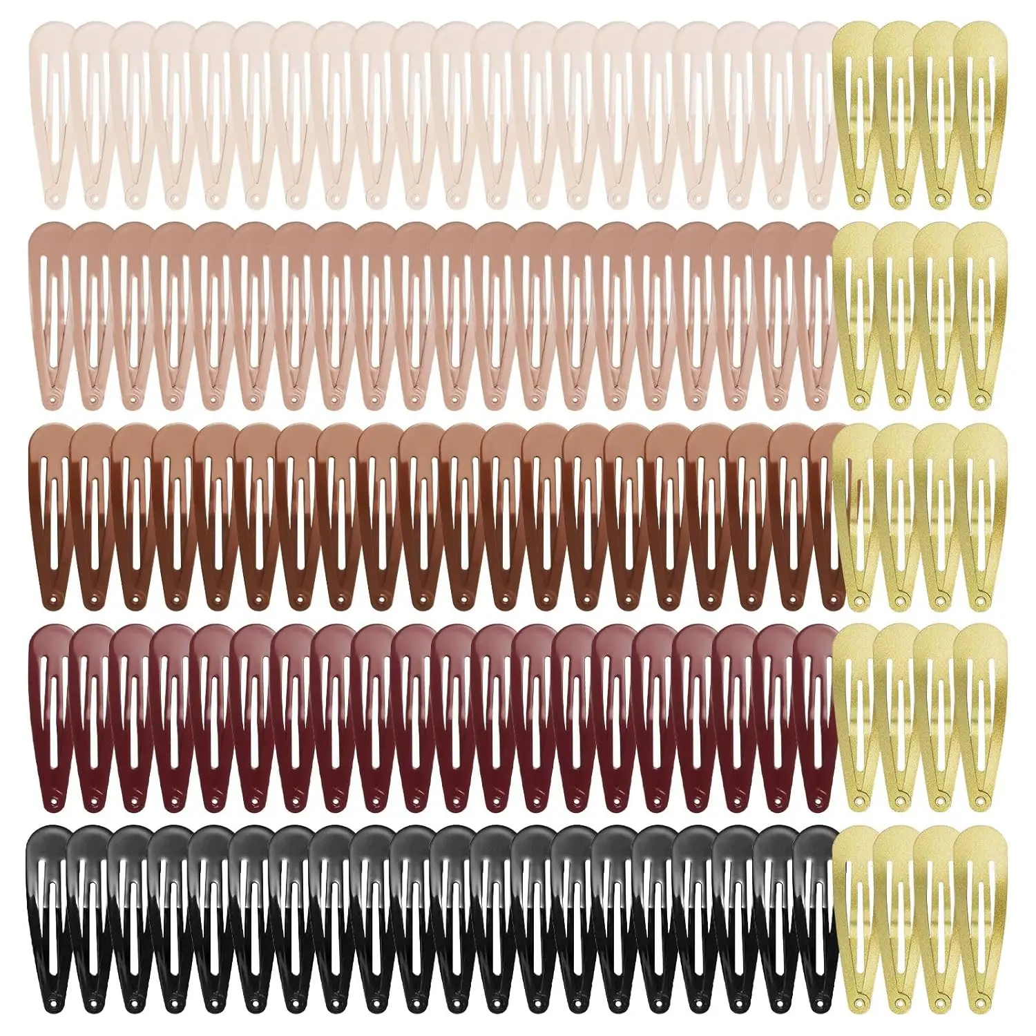 120 Pcs 6-Color Snap Hair Clips, Non-Slip Durable Hairpins for Women & Girls, Secure Hold for Thick Hair, Updos & Braids
120 Pcs 6-Color Snap Hair Clips, Non-Slip Durable Hairpins for Women & Girls, Secure Hold for Thick Hair, Updos & Braids