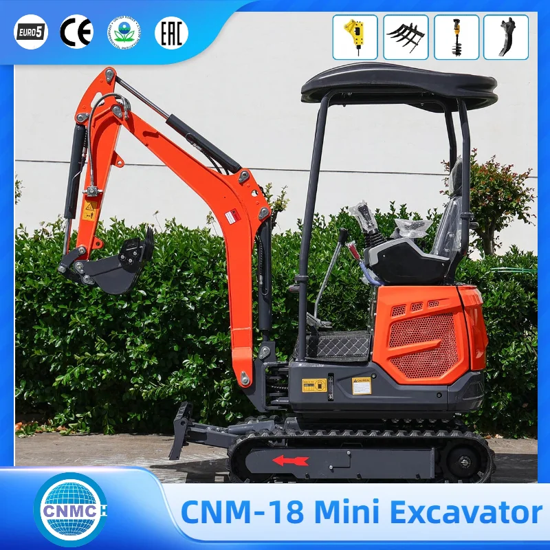 CNM-18 Mini Excavator Compact Crawler Mini Digger Multifunctional High-performance Easy to Operate Farm Garden Made in China
CNM-18 Mini Excavator Compact Crawler Mini Digger Multifunctional High-performance Easy to Operate Farm Garden Made in China