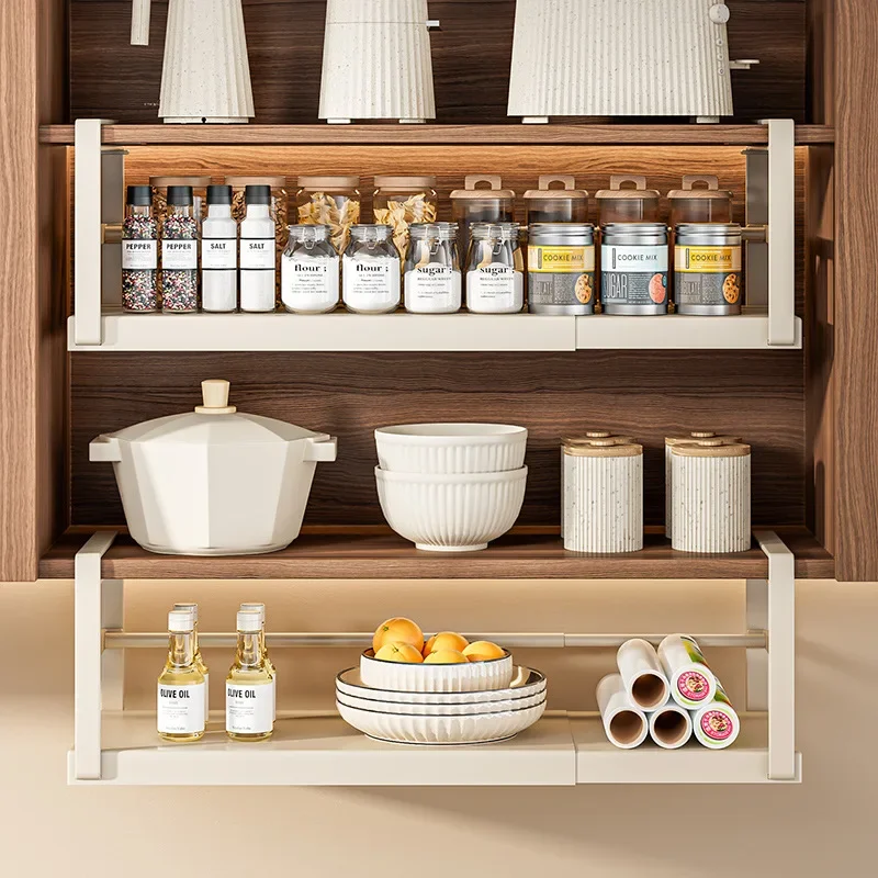 Internet celebrity Kitchen retractable rack, layered basket hanging rack under kitchen cabinet, storage rack
Internet celebrity Kitchen retractable rack, layered basket hanging rack under kitchen cabinet, storage rack