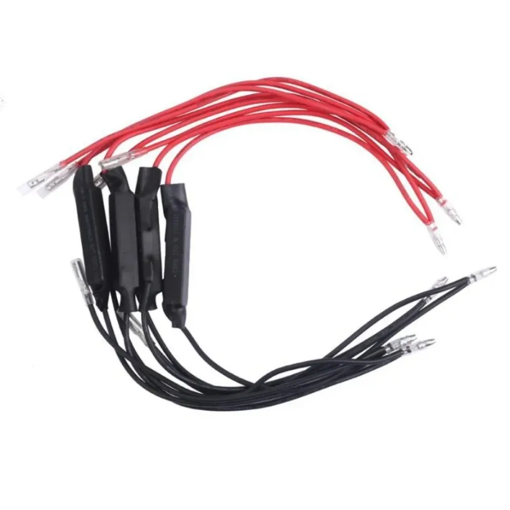 Quality 12V Universal Motorcycle Flasher LED Turn Signal Indicator Resistor Adapter Solution Does Not Flash or Fast Flash 2PCS