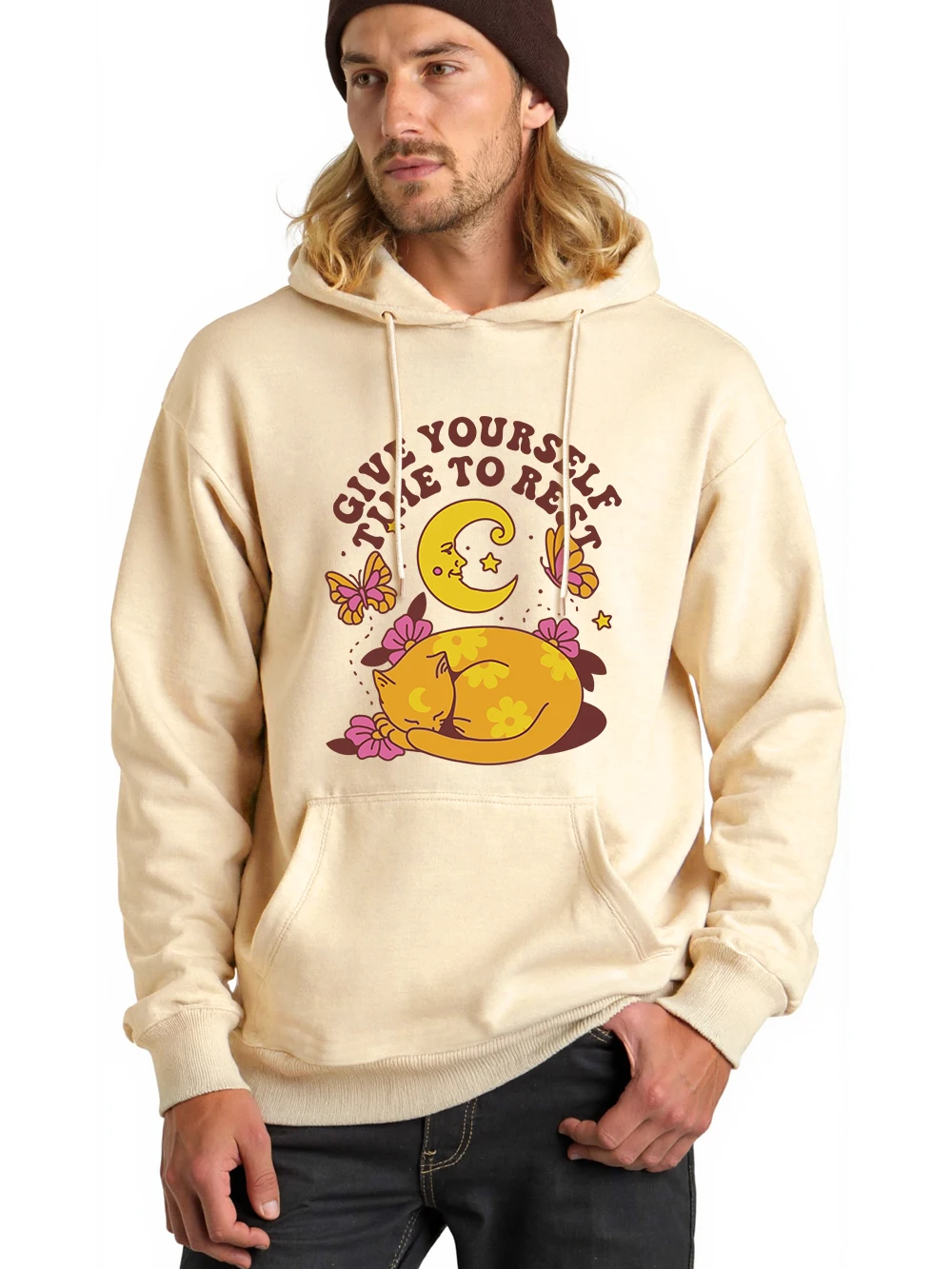Give Your Self Time To Rest Print Hoodie Men Basics Sporty Hooded Fleece Warm Soft Pullovers Casual Pocket Unisex Sportswear
Give Your Self Time To Rest Print Hoodie Men Basics Sporty Hooded Fleece Warm Soft Pullovers Casual Pocket Unisex Sportswear