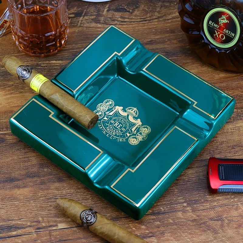 Керамическая Квадратная Пепельница для сигар с коробкой, пепельница для сигарет, пепельница для сигар с прорезью, большая пепельница для дома с коробкой CA-002
Керамическая Квадратная Пепельница для сигар с коробкой, пепельница для сигарет, пепельница для сигар с прорезью, большая пепельница для дома с коробкой CA-002