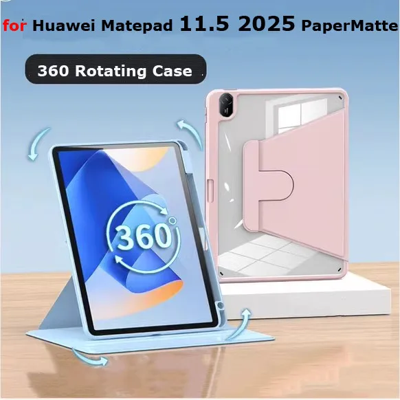 for Huawei Matepad 11.5 Inch 2025 PaperMatte 11.5-inch S Air 11.5 SE 11 Pro11 10.4 360 Degree Rotating Stand Acrylic Tablet Case
for Huawei Matepad 11.5 Inch 2025 PaperMatte 11.5-inch S Air 11.5 SE 11 Pro11 10.4 360 Degree Rotating Stand Acrylic Tablet Case