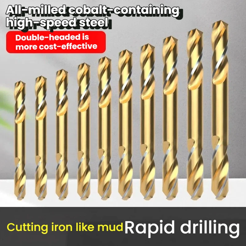 Double twist drill bit alloy stainless steel special cobalt high hardness punching steel hand drill
Double twist drill bit alloy stainless steel special cobalt high hardness punching steel hand drill