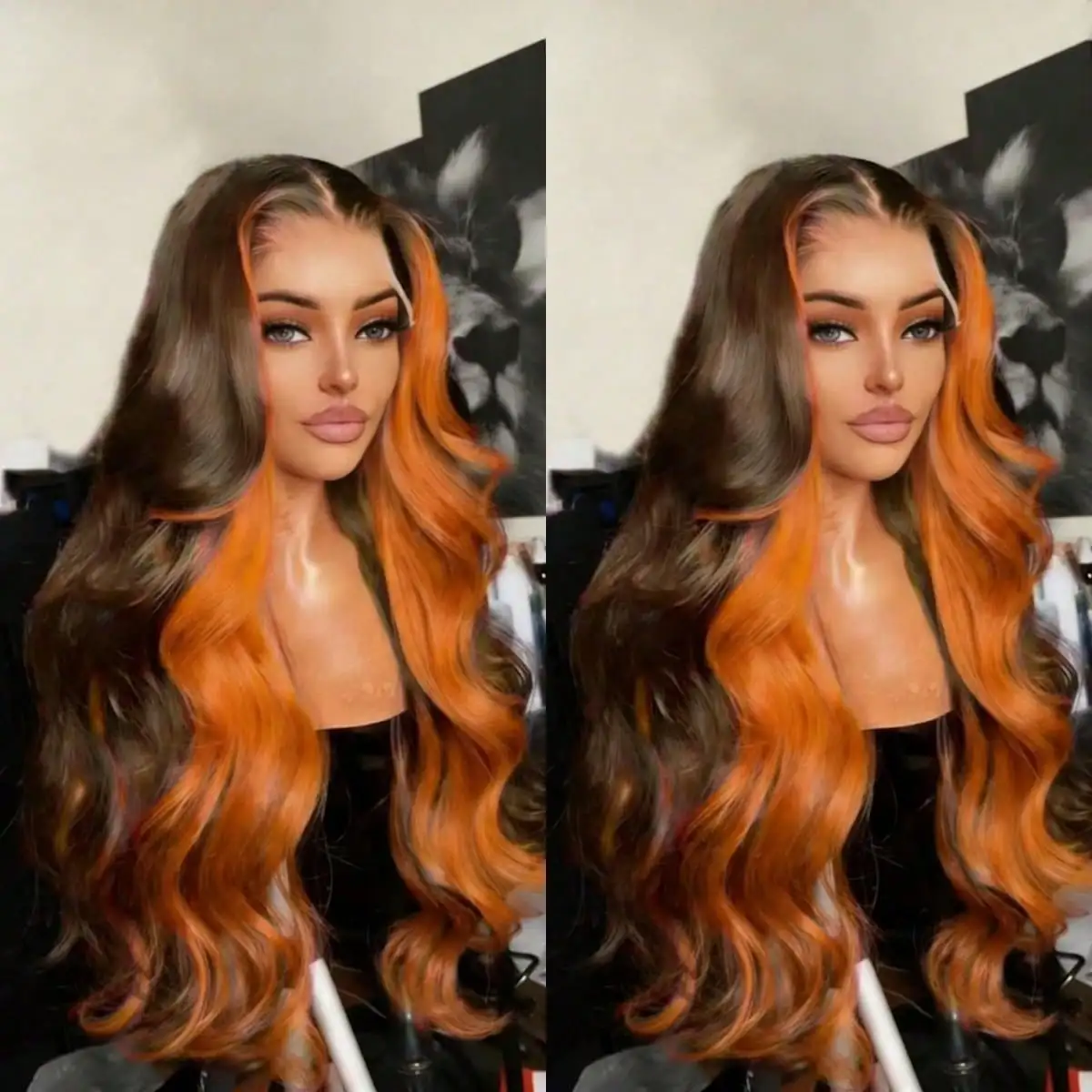 Ginger Orange Wave Lace Front Wigs Human Hair 200 Density Pre Plucked Glueless Wigs 13x4 HD Transparent Body Wave Wigs for Women
Ginger Orange Wave Lace Front Wigs Human Hair 200 Density Pre Plucked Glueless Wigs 13x4 HD Transparent Body Wave Wigs for Women