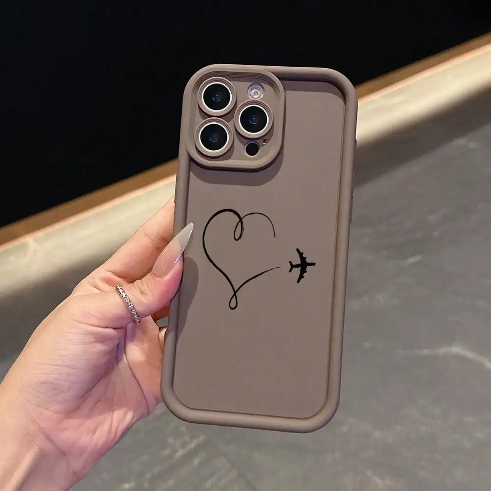 1 Piece, Heart-Shaped Airplane Pattern, Simple And Stylish Phone Case, Suitable For IPhone 11/12/13/14/15/16/17/Air/Pro/Plus/Pro
1 Piece, Heart-Shaped Airplane Pattern, Simple And Stylish Phone Case, Suitable For IPhone 11/12/13/14/15/16/17/Air/Pro/Plus/Pro