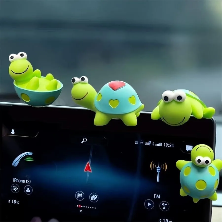 4 Pcs Mini Resin Tortoise Figurines, Cute Car Dashboard Decor and Funny Rearview Mirror Ornaments, Fairy Garden Landscape Decor
4 Pcs Mini Resin Tortoise Figurines, Cute Car Dashboard Decor and Funny Rearview Mirror Ornaments, Fairy Garden Landscape Decor