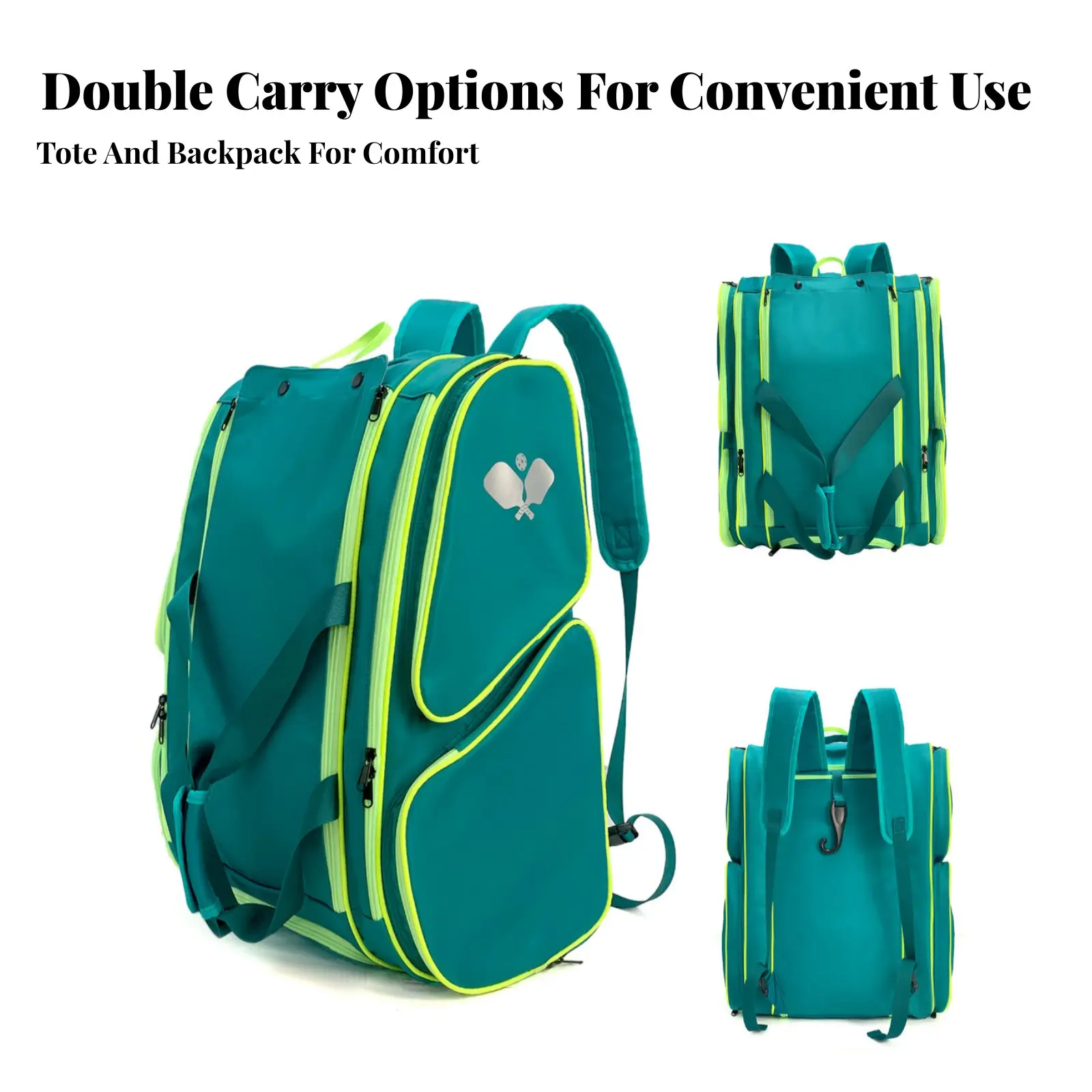 Pickleball Bag Long-Lasting Pickleball Equipment Bag Sports Tote with Shoe Compartment Multiple Pockets Large Capacity
Pickleball Bag Long-Lasting Pickleball Equipment Bag Sports Tote with Shoe Compartment Multiple Pockets Large Capacity