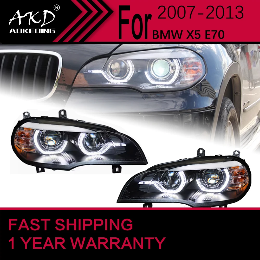 Car Lights for BMW X5 E70 LED Headlight 2007-2014 E70 Lamp Drl Projector Lens Automotive Accessories
Car Lights for BMW X5 E70 LED Headlight 2007-2014 E70 Lamp Drl Projector Lens Automotive Accessories