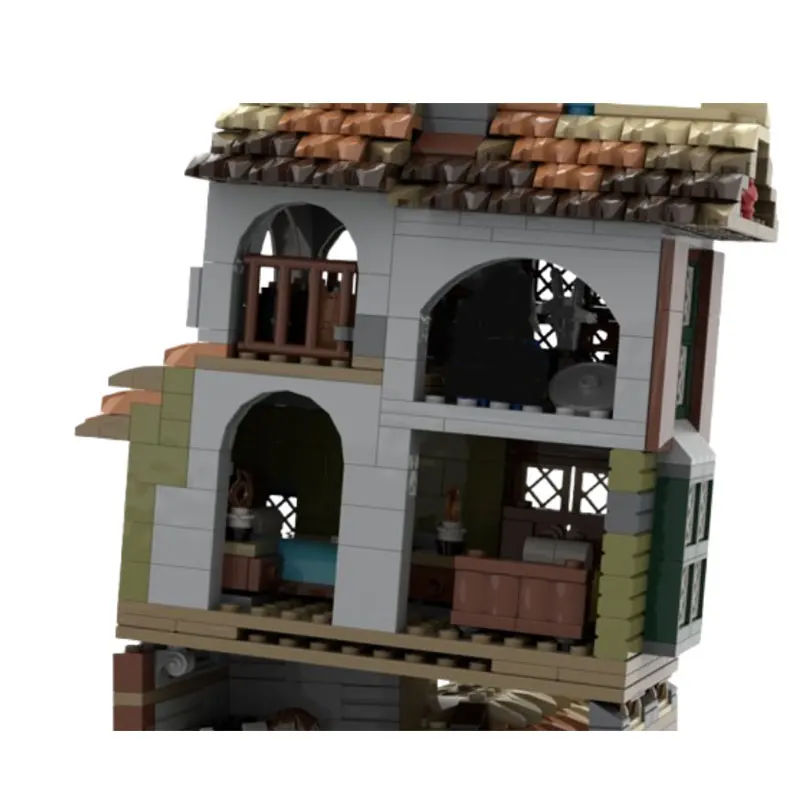 In-stock new product: MOC 1151-piece creative medieval duplex house building block set, a small particle assembly building block
In-stock new product: MOC 1151-piece creative medieval duplex house building block set, a small particle assembly building block