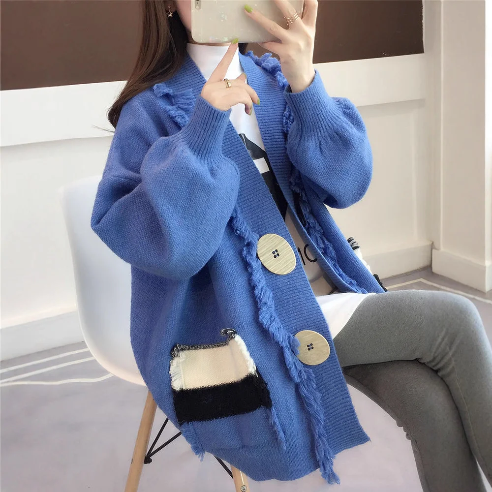 Mid-Long Cardigans Woman Elegant Womens Spring Half-Zipper Light Kniited Lace Tonal Knittig Front-Open Hollowing Tassels Vintage
Mid-Long Cardigans Woman Elegant Womens Spring Half-Zipper Light Kniited Lace Tonal Knittig Front-Open Hollowing Tassels Vintage