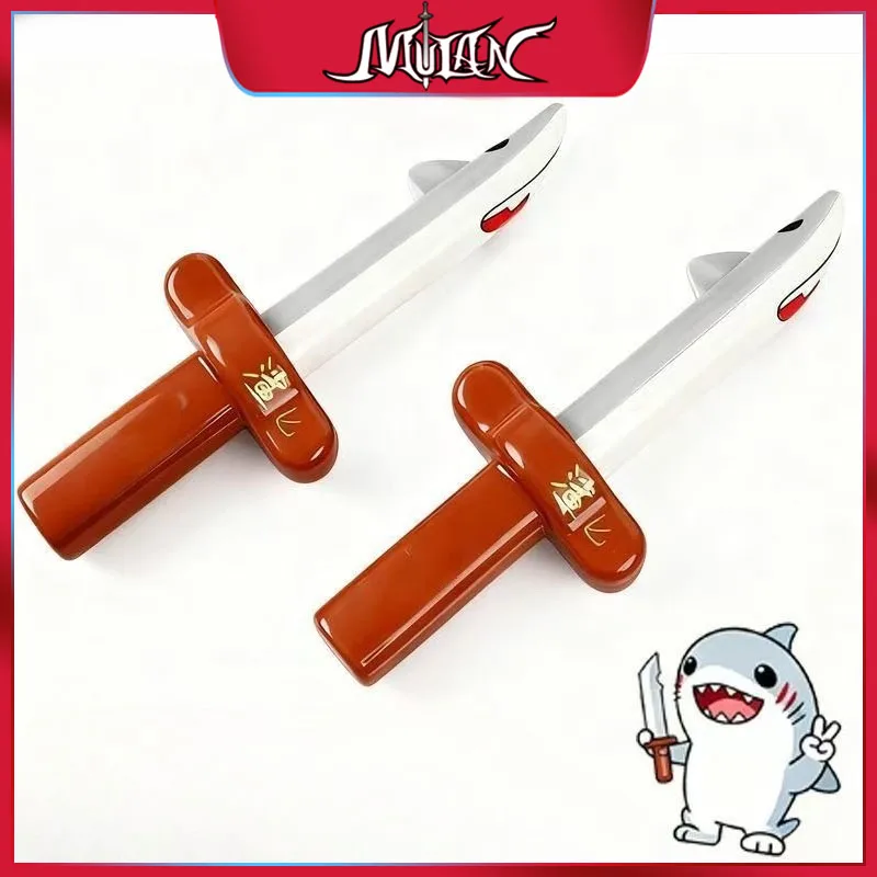22CM Shark Retractable Toy Knife Spring-Loaded Plastic Sword Replica Cosplay Prop Gift for Adults Collectible Desk Ornaments
22CM Shark Retractable Toy Knife Spring-Loaded Plastic Sword Replica Cosplay Prop Gift for Adults Collectible Desk Ornaments