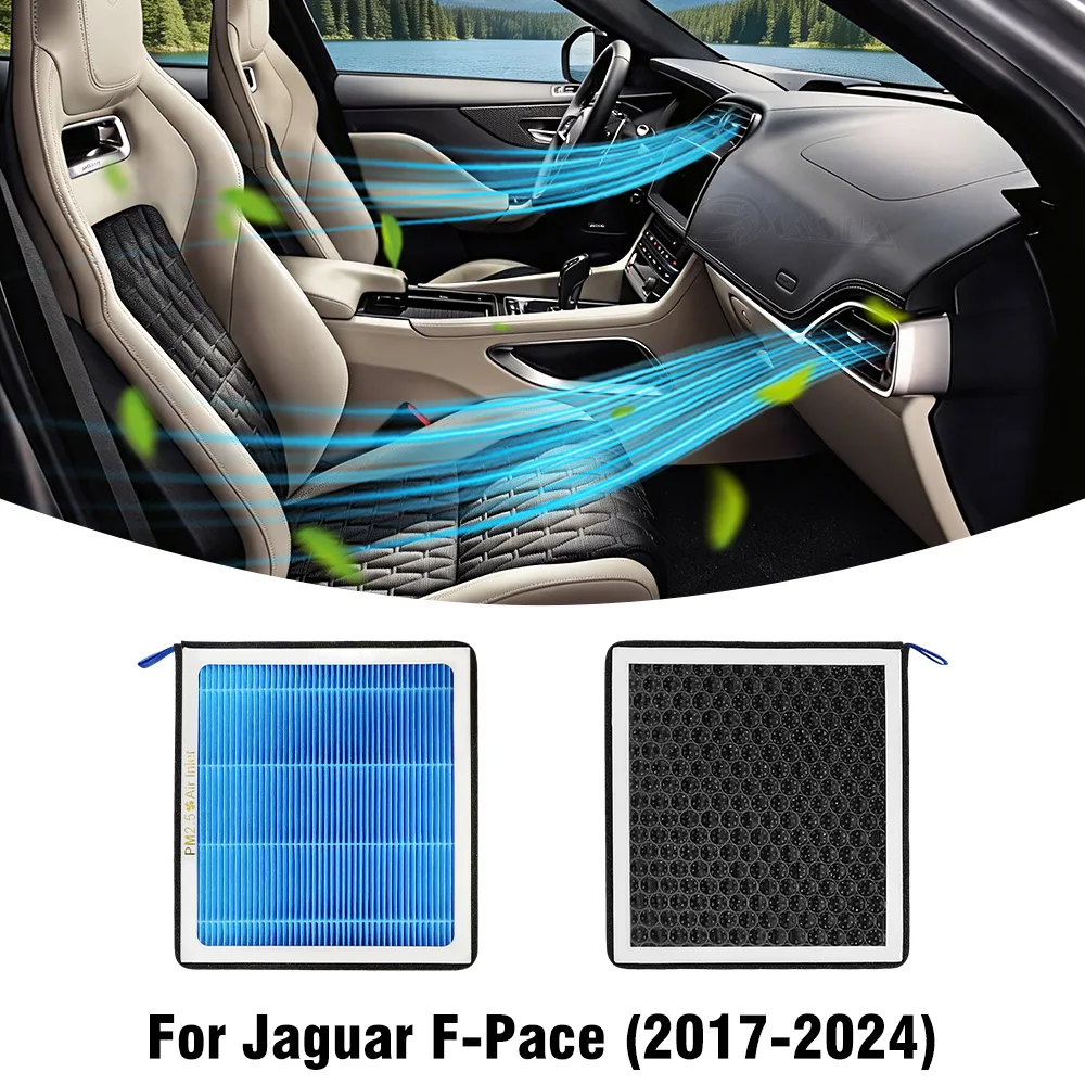 Cabin Air Filter for Jaguar F-Pace 2017 208 2019 2020 2021 2022 2023 2024 with Activated Carbon Replacement Air Filters
Cabin Air Filter for Jaguar F-Pace 2017 208 2019 2020 2021 2022 2023 2024 with Activated Carbon Replacement Air Filters