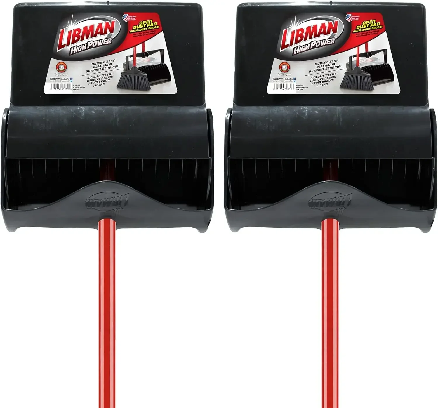 41 Inch Length 12 Inch Width Open Lid Dust Pan And Broom Set Black Red Pack Of 2
41 Inch Length 12 Inch Width Open Lid Dust Pan And Broom Set Black Red Pack Of 2