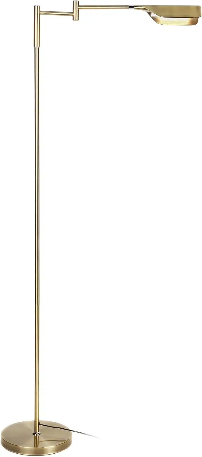 Dimmable LED Floor Lamp with Adjustable Arm for Reading, Sewing & Crafts in Antique Brass Finish
Dimmable LED Floor Lamp with Adjustable Arm for Reading, Sewing & Crafts in Antique Brass Finish