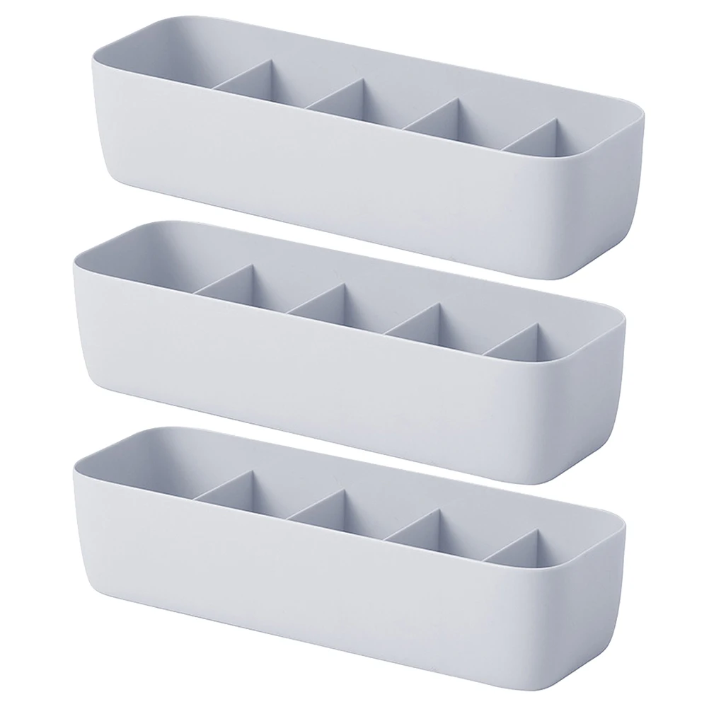 3pcs Compartment Storage Box Underwear Case Socks Container Panties Organizer Desktop Small Size Stackable Lightweight PP
3pcs Compartment Storage Box Underwear Case Socks Container Panties Organizer Desktop Small Size Stackable Lightweight PP