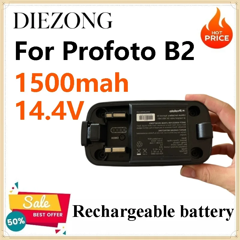 2PCS 14.4V 1500mAh Rechargeable Batteries Battery for Profoto B2 Battery Replacement
2PCS 14.4V 1500mAh Rechargeable Batteries Battery for Profoto B2 Battery Replacement