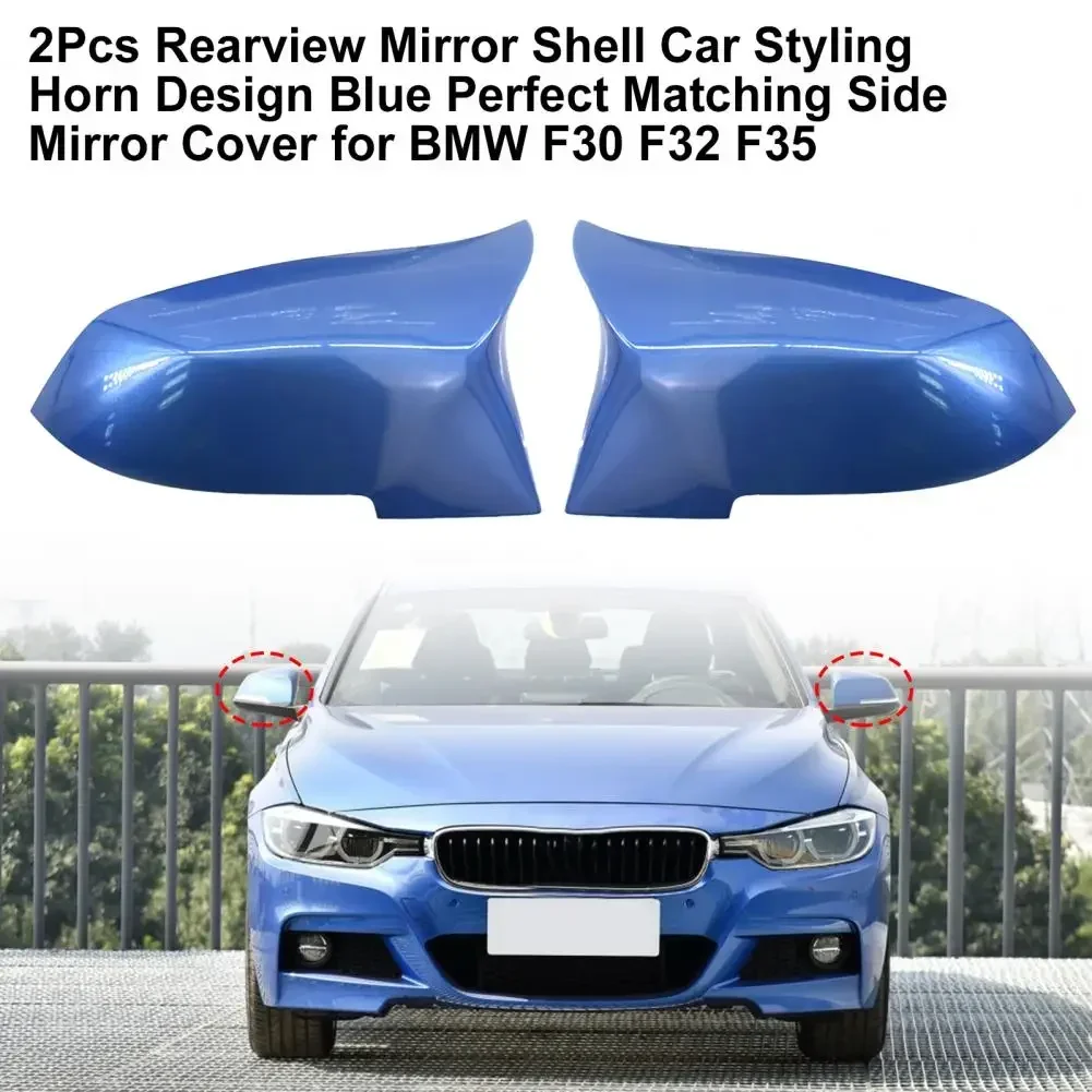 2Pcs Rearview Mirror Shell Car Styling Horn Blue Side Mirror Cover 51167292745 51162222543 51162222544 for BMW F30 F32 F35
2Pcs Rearview Mirror Shell Car Styling Horn Blue Side Mirror Cover 51167292745 51162222543 51162222544 for BMW F30 F32 F35