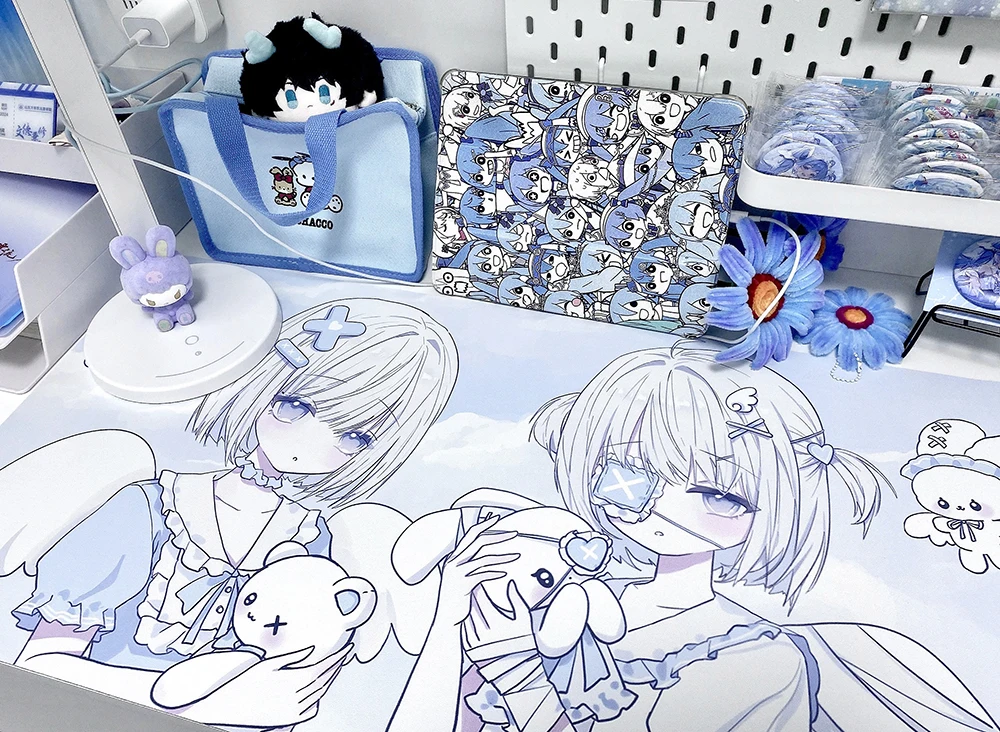 Cartoon Quadratic Anime Large Mouse Pad Leather Waterproof Non-slip Student Dormitory Table Mat Girl Cute Computer Keyboard Pad
Cartoon Quadratic Anime Large Mouse Pad Leather Waterproof Non-slip Student Dormitory Table Mat Girl Cute Computer Keyboard Pad