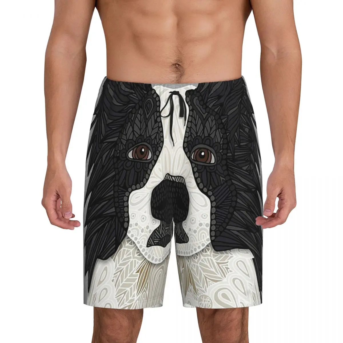 Красивые черные шорты-пижамы с принтом бордер-колли для мужчин, домашняя одежда, шорты для сна, пижамные штаны
Красивые черные шорты-пижамы с принтом бордер-колли для мужчин, домашняя одежда, шорты для сна, пижамные штаны